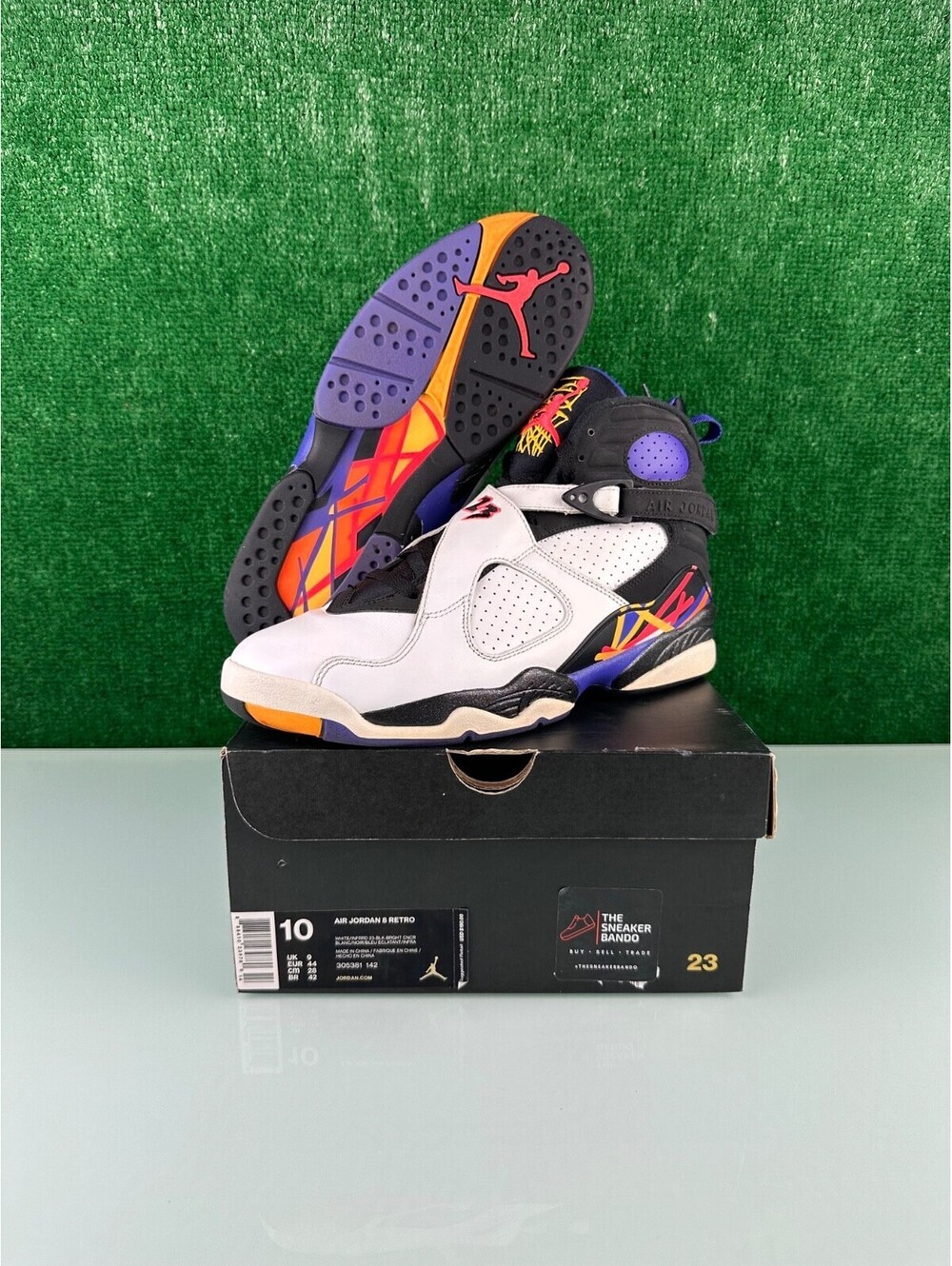 Size 10 - Air Jordan 8 Three-Peat